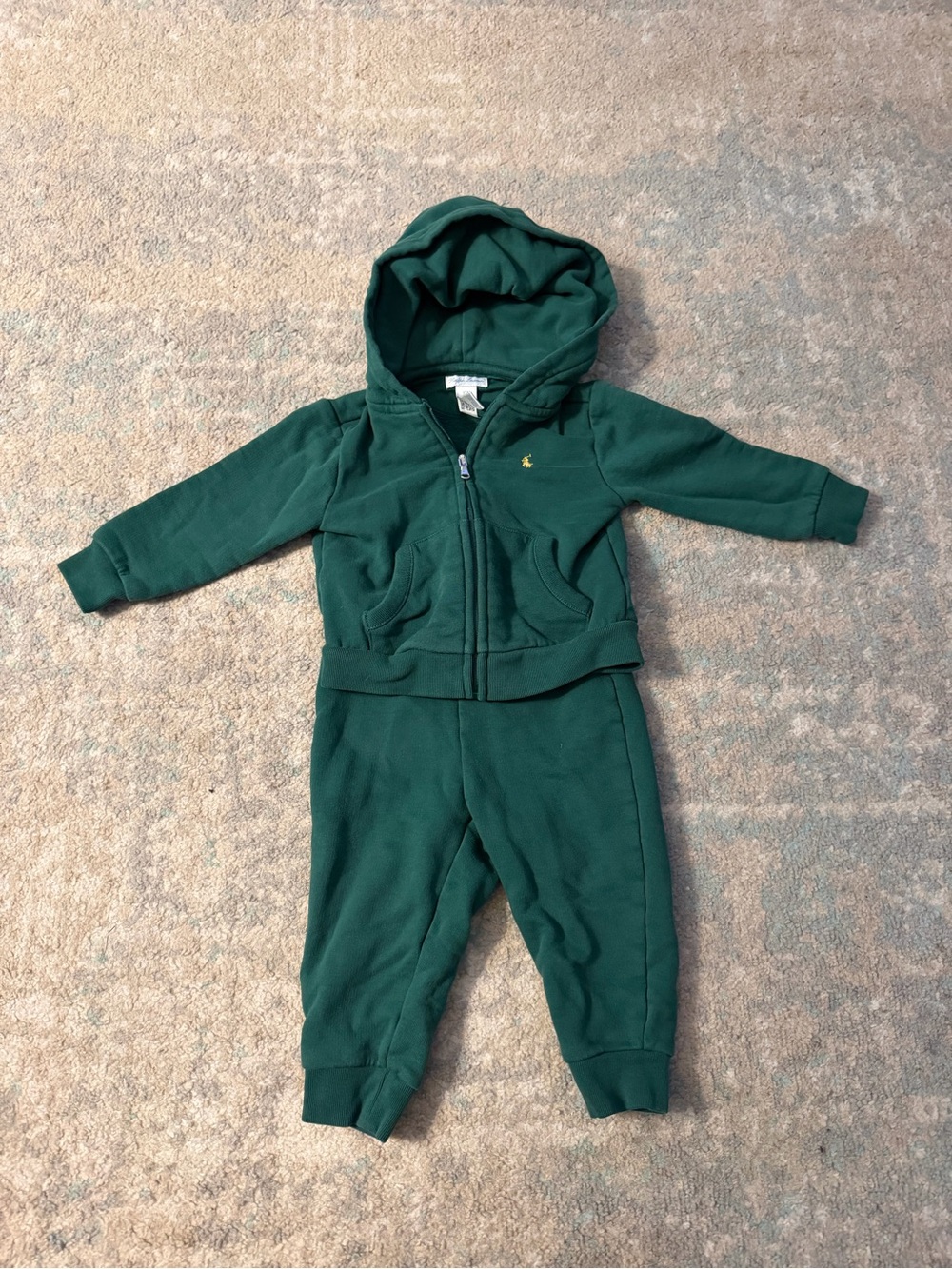 Ralph Lauren Forest Green Hoodie & Joggers Set